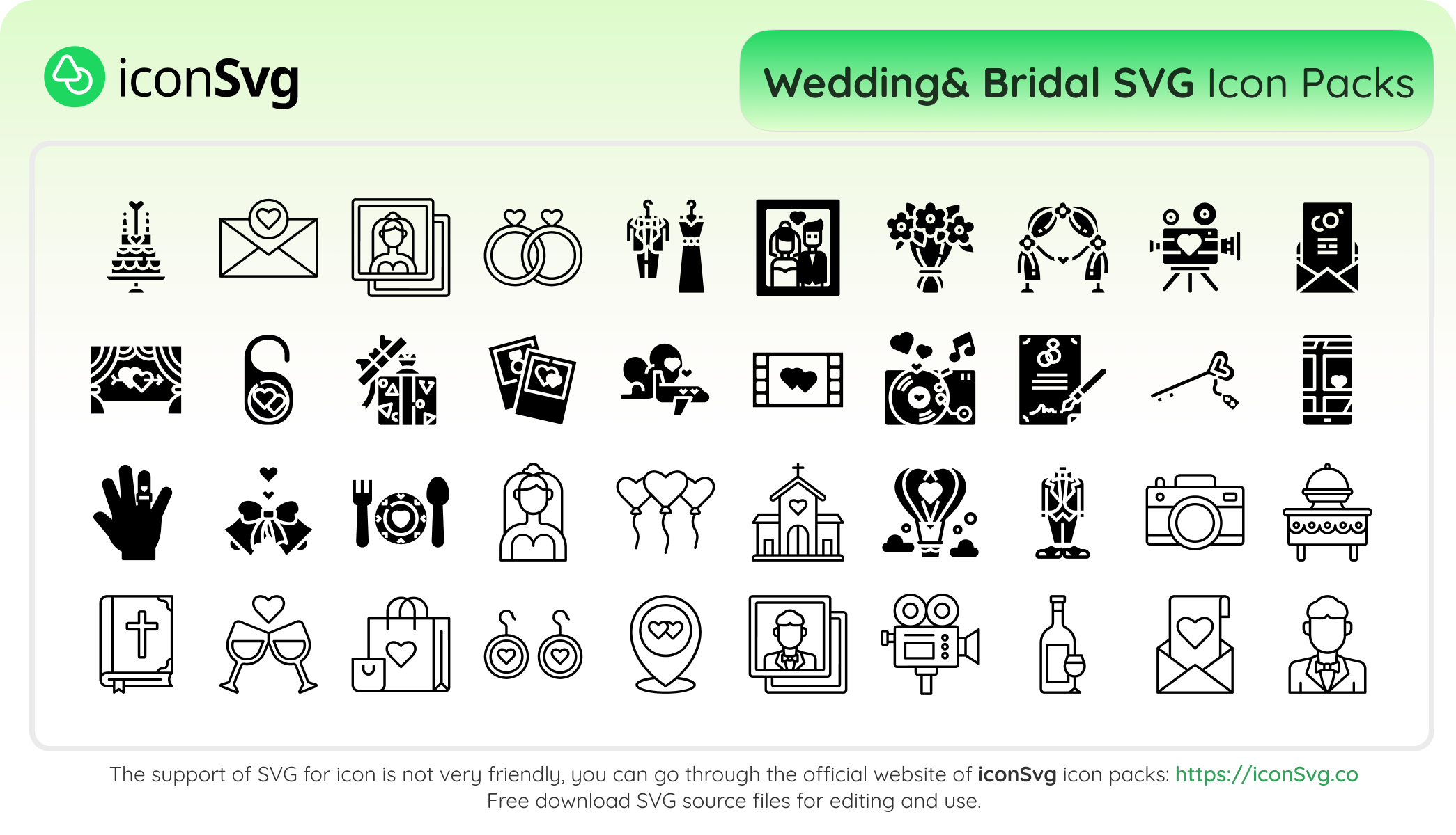 Wedding Bridal Figma Icon Packs